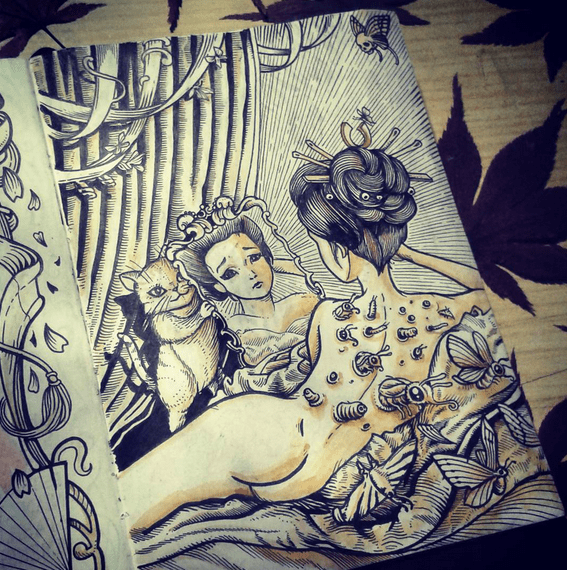 Butterflies in the stomach, part 1